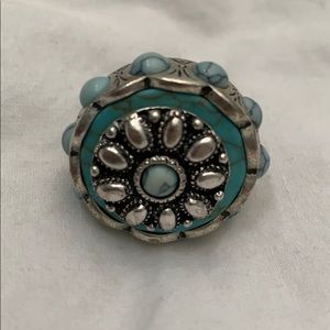 Chico’s Silver ring turquoise ring